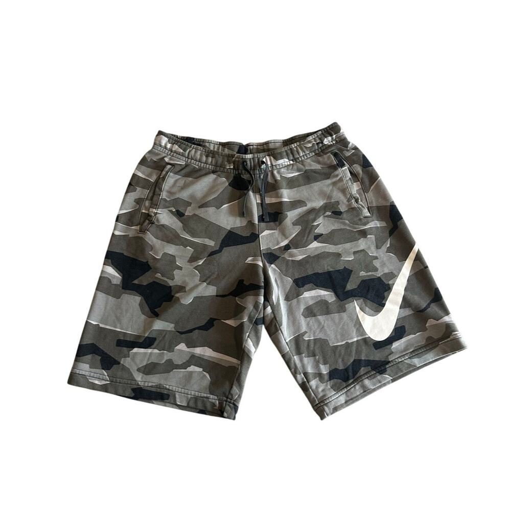 Nike Club French Terry Camouflage Sweat Shorts L AQ0602
